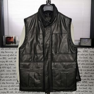 💥NEW💥 Men's Small Leather Vest -  Thinsulate